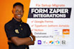 zapier integration google sheet forms twilio typeform hubspot airtable notion