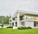 do modern 3d elevation model and rendering 3d house front yard landscape visuals