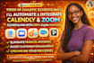 setup automate and integrate calendly zoom scheduling with CRM zapier workflow