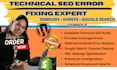 fix technical SEO semrush ahrefs website audit google search console errors