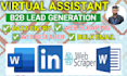 do accurate data scraping, web research and data entry