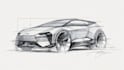 sketch a car or vehicle design concept using digital drawing