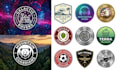 do a circular round, badge, stamp, sticker, label logo design