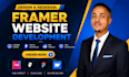 framer website design framer website develop framer website landing page premium