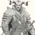 craft legendary dnd character line art