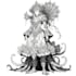 create breathtaking dnd character line art with extreme detail