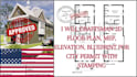 draftsman 2d floor plan, mep, elevation, blueprint for city permit with stamping