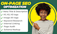do on page SEO GEO aeo optimization for wordpress website