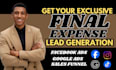final expense leads burial insurance leads facebook ads google ads