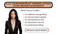 do llc amendment, llc dissolution, llc reinstatement, llc address change