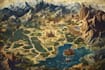 draw fantasy map dnd map rpg fantasy map illustration