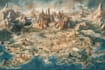 create a fantastic map for a book or board game