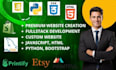 website development, website design, full stack developer