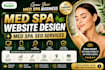 create a beautiful med spa website with SEO