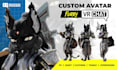 create garrys mod, vrchat, sfm, starfield, fallout, armor, skyrim playermodel