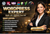 fix, edit, update, bugs, errors, redesign, design wordpress website development