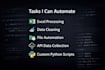 build a python script to automate your repetitive tasks