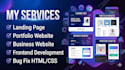 build responsive landing page using html css javascript