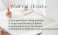 create healing journal prompts for women starting over