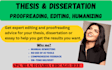 proofread, format and humanize your thesis, dissertation, or capstone project