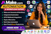 do make com automation, make com scenario, make com scenario, make com workflow