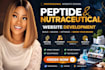 build peptide website nutraceutical website research peptide supplement website