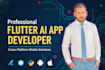 do android, ios app development, ai mobile app development as flutter developer