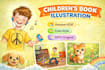 amazon KDP story book illustration