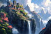 design amazing fantasy landscape