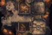 design a professional fantasy map with detailed elements