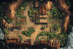 draw a medieval style fantasy map for your project