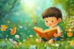 illustrate a childrens book with magical art