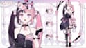 draw and rig 2d anime vtuber model live2d vtuber model vtuber commission live 2d