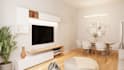 create a 3d interior scene