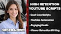 write high retention cash cow youtube scripts