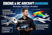 design fea structural analysis, drone fuselage cad design, rc plane stl modeling