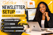 substack account setup substack newsletter design build substack post template