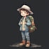 illustrate a custom watercolor character for you