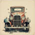 create a custom watercolor car portrait