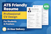 design a professional ats resume and CV