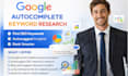 do google autocomplete autosuggestion SEO keyword research for website ranking