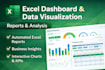 create professional excel dashboards and data visualization