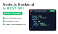 build a secure backend API with supabase nodejs or PHP