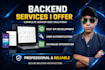 build backend scalable apis using mysql nodejs and next js