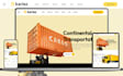 create logistics, trucking, dispatch, freight, courier moving company website