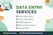 do data entry, copy paste, excel data and web research