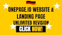 design onepage io landing page onepage io website