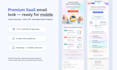 design responsive saas email templates in figma