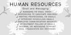 manage HR emails and professional messaging