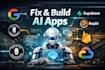 fix build lovable ai google oauth supabase app replit ai website firebase oauth